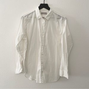 Everlane Silky Cotton Relaxed Shirt in Off-White